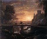 Imaginary View of Tivoli by Claude Lorrain